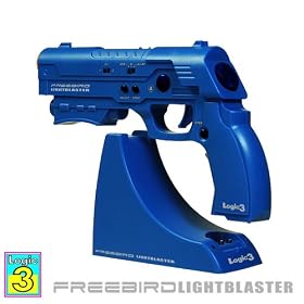 Logic 3-Pistolet Laser Gun PS2 - Sans Fil G-Con 2 avec Station de charge - pour Console Playstation 2