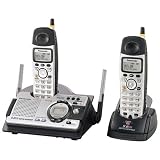 Panasonic KX-TG5439S 5.8 GHz FHSS GigaRange  Shock and Splash Resistant Digital Cordless Answering System with Dual Handsets