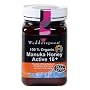 Wedderspoon Raw Organic Organic Manuka Honey Active 16+, 17.6-Ounce Jar