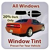 PreCut Window Tint for Jaguar X Type 2002-2008 All Film Custom Cut 20% Dark by NuSolis
