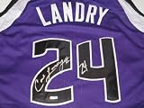 Sacramento Kings Carl Landry Signed Autographed Basketball Jersey Authentic Certified Coa