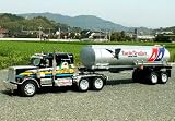 極長！【120cmタンクローリー】ラジコン黒●おもちゃ玩具