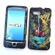 HTC G2 / Vision (T-Mobile) Rubberized Snap On Protector Hard Case "Love is Victory" Design