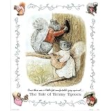 Beatrix Potter Tale of Timmy Tiptoes Art Print POSTER - 13x19