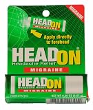 Head On Migraine Headache Pain Reliever Net Wt .20 oz