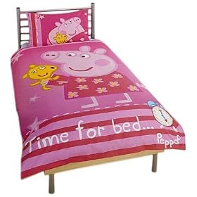 CharacterWorld Peppa Pig Sweet Dreams Panel Duvet Set, Single