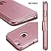 ERAGLOW case Compatible with iPhone 7 Plus (Rose Gold)