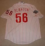 Joe Blanton Signed Philadelhpia Phillies World Series Game Jersey Mlb W/coa Nice