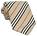 Burberry Tan Striped Silk Necktie BURT2