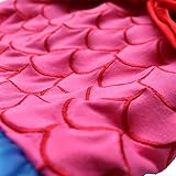 YiZYiF Girls Kids Ariel Mermaid Balllet Christmas Dance Tutu Dress Up Headband 7-8
