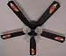 Fooball Ceiling Fans – 52″ Flaming Footballs