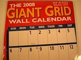 2008 Giant Grid Pinup Wall Calendar **IN STOCK NOW**