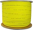 GLS AUDIO Bulk Microphone Cable 300' Yellow Mic -300ft Signal mike cable