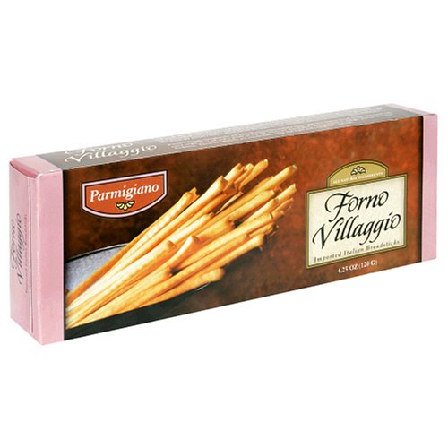 Forno Villaggio Torinese Breadsticks, Parmigiano, 4.25-Ounce Boxes (Pack of 12)