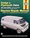 Search : Haynes Dodge & Plymouth Vans 1971-2003 (Haynes Manuals)