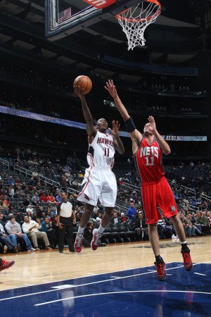 New Jersey Nets v Atlanta Hawks: Jamal Crawford Photographic Poster Print by Scott Cunningham, 8x12