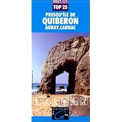 Auray - Quiberon - 1re �dition -. Carte n� 0821 OT - �chelle : 1 cm = 250 m�tres
