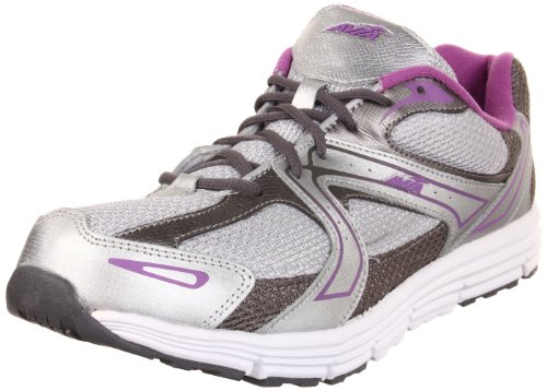 AVIA Women's A5643W,Chrome Silver/Metallic Steel Grey/Metallic Baja Purple,8.5 B US