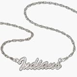Cleveland Indians Indians Sterling Silver Script Necklace