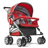 Zooper Tango Red Side by Side Double Stroller - Everyday Line