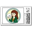 Daria: Daria Skull Postage