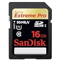 Tarjeta de memoria SDHC SanDisk Extreme Pro 16GB (UHS-I, 95MB/s)