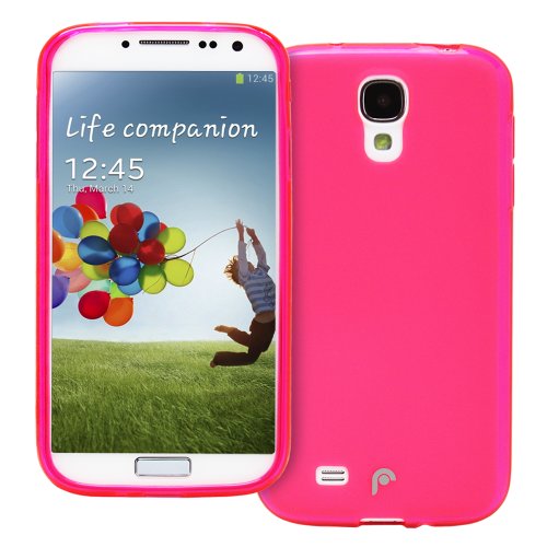 Fosmon DURA Frost SLIM-Fit Case Flexible TPU Cover for Samsung Galaxy S4 SIV S IV - i9500 (Pink)