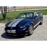 2010 - 2011 Ford Mustang 10 Twin Rally Stripe Graphics set by Superb
