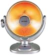 Optimus H-4436 14-Inch Oscillating Dish Heater with Remote Control