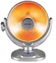 Optimus H-4436 14-Inch Oscillating Dish Heater with Remote Control