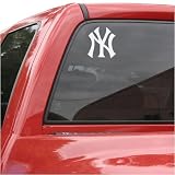 New York Yankees 8x8 White Decal Logo