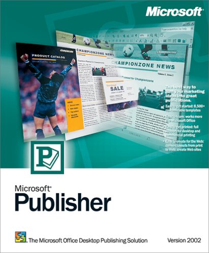 Software: Microsoft Publisher 2002 [Old Version]