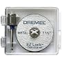 Dremel EZ406 1 1/2-Inch EZ Lock Rotary Tool Cut-Off Wheel and Mandrel Metal Cutting Starter Kit