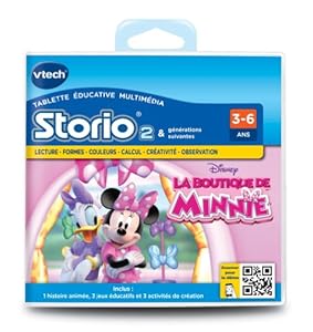 Vtech - 231705 - Storio 2 et générations suivantes - Jeu éducatif - La Boutique de Minnie