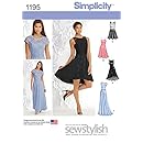 Simplicity Creative Patterns 1195 Misses' and Miss Petite Special Occasion Dress, P5 (12-14-16-18-20)