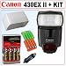 Canon Speedlite 430EX II Flash + Accessory Kit