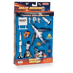 Space Mission 16 Piece set w  Kennedy Space Center Sign by 