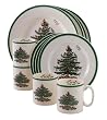 Spode Christmas Tree 12-Piece Dinnerware Set with Mugs, Service for 4