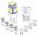 SG Motiv T10 LED Bulb 10pcs 5smd + 8smd Xglow X10 lights W5W 194 168 2825 Car Truck or Motorcycle (White)