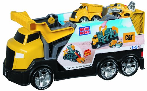 Imagen 1 de Megabloks - 00652U - Constructor CAT Tiny 'n Tuff - CAT camiones Patio