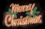 Premier LI91774 Indoor Merry Christmas Window Sillouette Light 43x40cm (20 bulb)