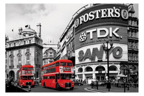 Empire 329967 London, Piccadilly Circus - Colourlite Poster Plakat - 91.5 x 61 cm Preisvergleich