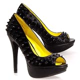 Anne Michelle Womens Viral-71 Spike Toe - Dress Heel/wedge Heels Shoes