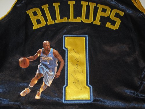 Chauncey Billups Signed Autographed Jersey Denver Nuggets Authentic Certified Coa