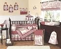 Toile Dot - Red 9 Piece Crib Set
