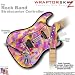 Tie Dye Pastel WraptorSkinz Skin fits Rock Band Stratocaster Guitar for Nintendo Wii, XBOX 360, PS2 & PS3 (GUITAR NOT INCLUDED)