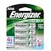 Energizer Rechargeable Batteries, AA Size, 8-Count