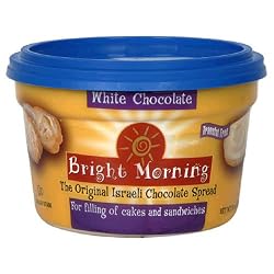 Bright Morning White Chocolate Spread, 8-Ounce Tubs (Pack of 12)