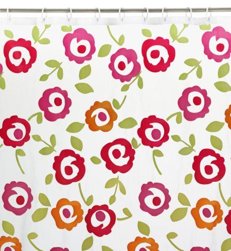 Bold Floral Shower Curtain