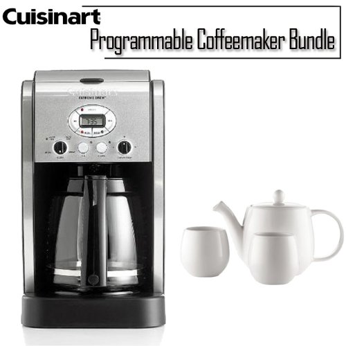 cuisinart dcc-2650 brew central 12-cup programmable coffeemaker bundle